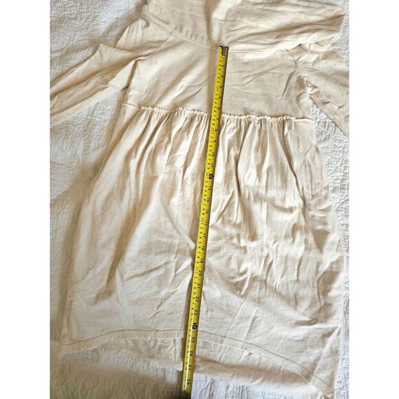 Beige Off-Shoulder Sweater Dress W/ Hidden Pockets Anthropologie Weekend Mood XS - Picture 5 of 9